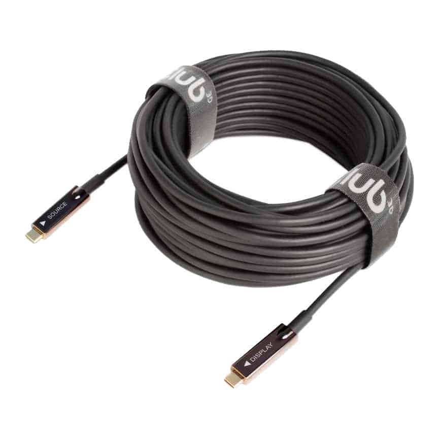 (image for) 20m Club 3D USB Gen 2 Type C Active Optical Cable